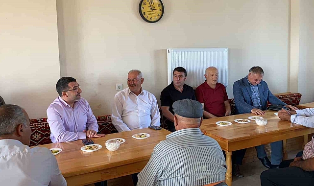 Kars Milletvekili Adem Çalkın, köy köy dolaşıyor