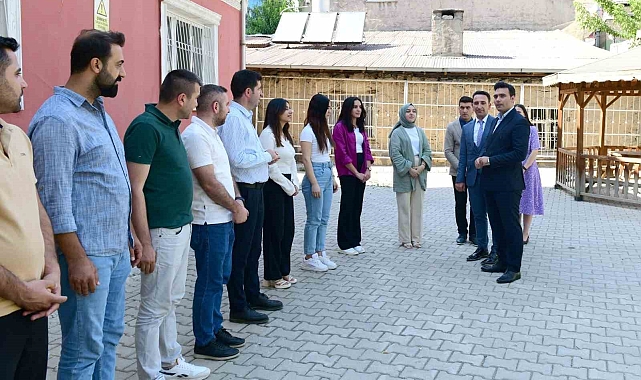 Kaymakam Kadir Kılıç'tan Çatak Milli Eğitim Müdürlüğüne ziyaret