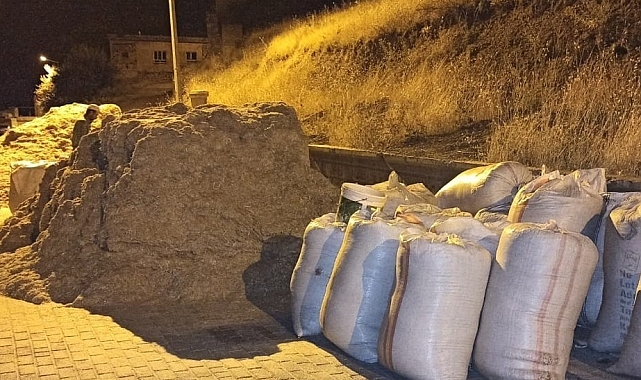 Kışlık saman hazırlıkları sürüyor Erzincan'da