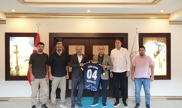 Kolibri Ağrı 1970 Spor Teknik Heyetinden Vali Koç'a Ziyaret
