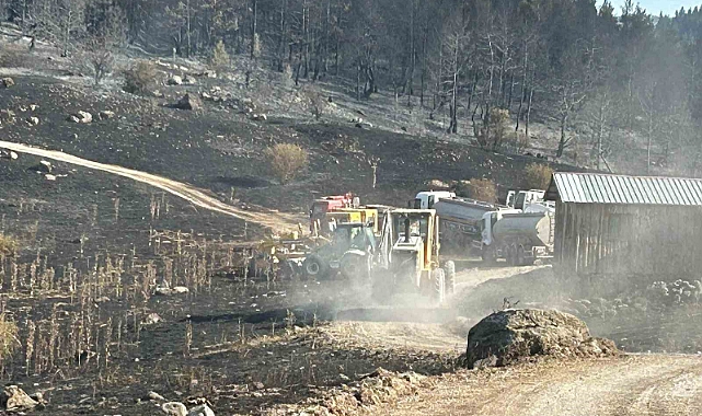 Körfez Belediyesi’nden Ankara ve Bolu arasındaki yangına destek