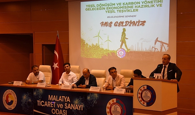 Malatya TSO'da yeşil dönüşüm semineri düzenlendi