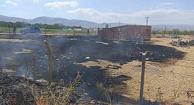 Malatya'nın Darende'de arazi yangını