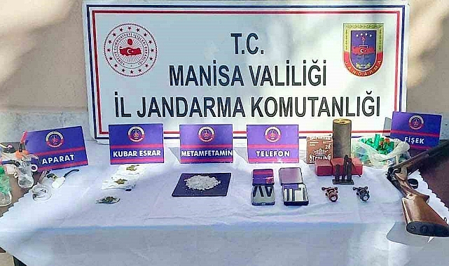 Manisa’da jandarmadan uyuşturucu operasyonu