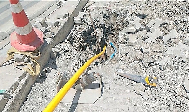 O ilde sondaj tekniği ile doğalgaz veriliyor