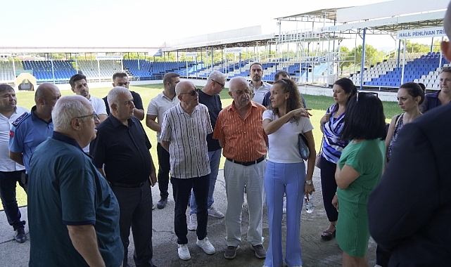 Ortaköy Er Meydanı 9. Yuntdağı Yağlı Pehlivan Güreşlerine hazırlanıyor