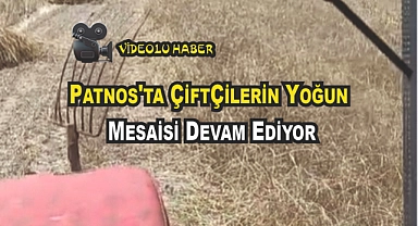 Patnos'ta Çiftçilerin Yoğun Mesaisi Devam Ediyor