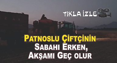 Patnos'ta Hububat Hasadı Son Hız Devam Ediyor