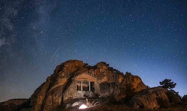 Perseid meteor yağmuru Eskişehir’de de fotoğraflandı