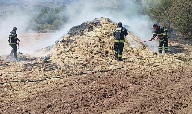 Samanlıktaki Yangın İtfaiye Tarafından Söndürüldü