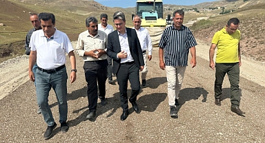 Taşlıçay Kaymakamı Arıkan, Yol Çalışmalarını İnceledi
