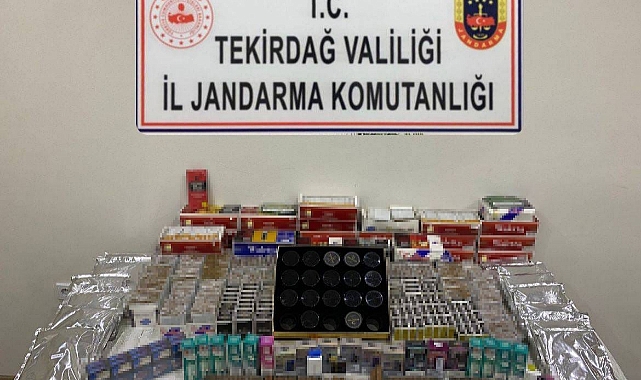 Tekirdağ’da kaçak sigara operasyonu