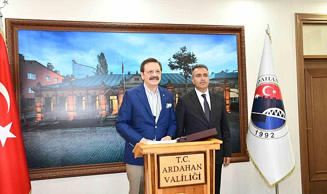 TOBB Başkanı Hisarcıklıoğlu Ardahan'da