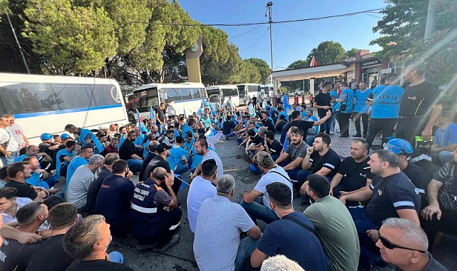 Torku’nun Soma Termik Santrali’ndeki işçilerinden oturma eylemi