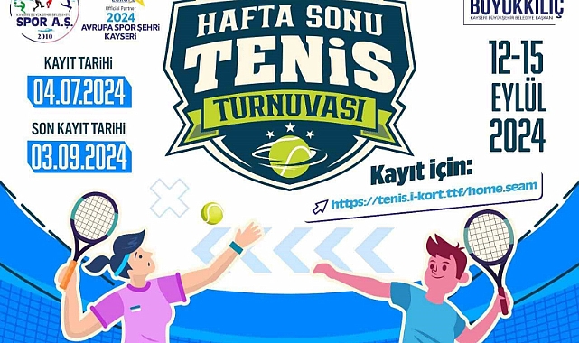 TTF 12 Yaş Hafta Sonu Tenis Turnuvası’na kayıtlar sürüyor
