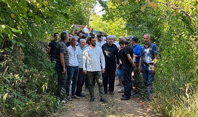 Uludağ’ın eteğinde suyun kaynağında susuz kalan köylüler, eylem yaptı boruları kesti