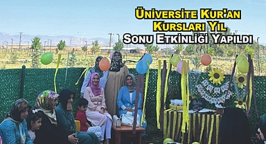 Üniversite Kur'an Kursları Yıl Sonu Etkinliği