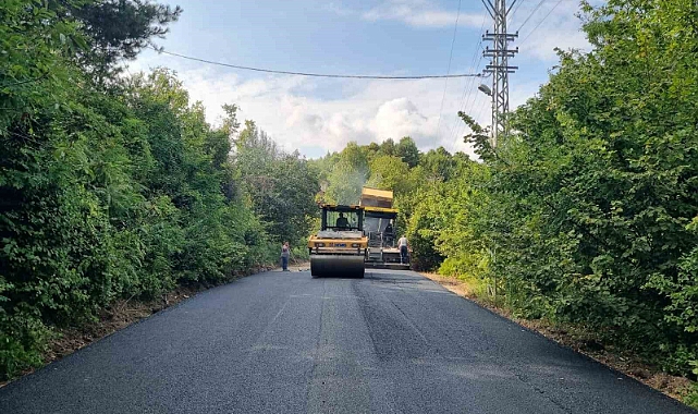 Zonguldak’ta köy yolu çalışmaları tamamlandı