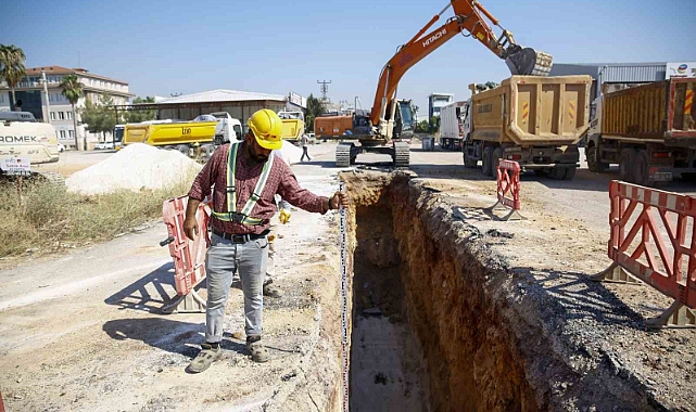 76 kilometrelik kanalizasyon şebeke hattının 21 kilometrelik bölüm tamamlandı