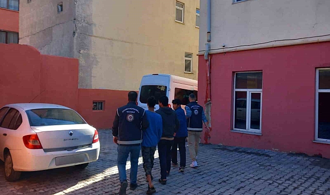 8 düzensiz göçmen yakalandı
