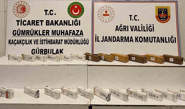 Ağrı’da 12 kilo 616 gram esrar ele geçirildi