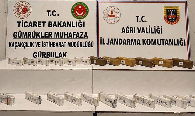 Ağrı'da 12 kilo 616 gram esrar ele geçirildi