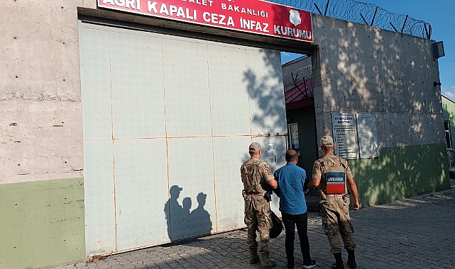 Ağrı’da 12 yıl hapis cezası bulunan firari yakalandı