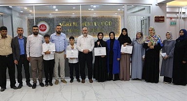 Ağrı’da Hafızlık ve Kur'an-ı Kerimi Güzel Okuma Yarışması yapıldı
