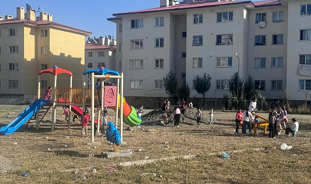 Ağrı’daki çocuklara yeni park yapılıyor