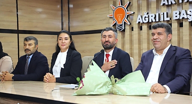 AK Parti Ağrı İl Başkanı İlhami Yıldız görevi devir aldı