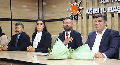 AK Parti Ağrı İl Başkanı İlhami Yıldız görevi devir aldı