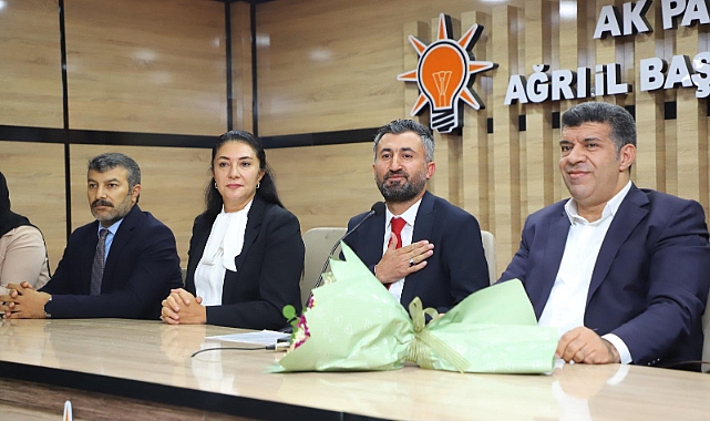 AK Parti Ağrı İl Başkanı İlhami Yıldız görevi devir aldı