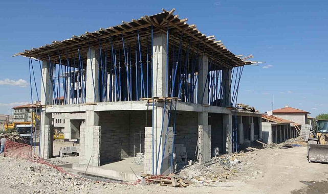 Akçadağ'daki yeni çarşı çalışmalarında sona doğru