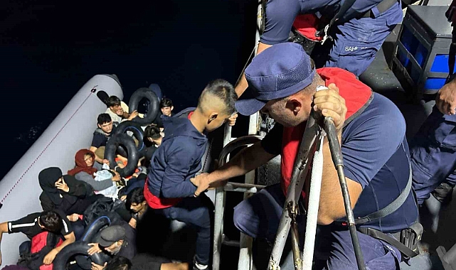Ayvacık’ta 31 kaçak göçmen yakalandı