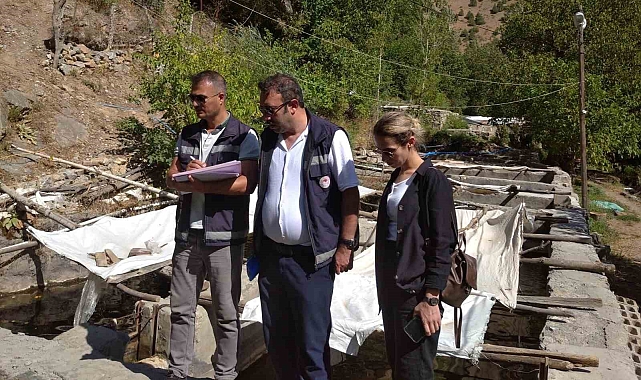 Balıkçılara denetlendi Van'da