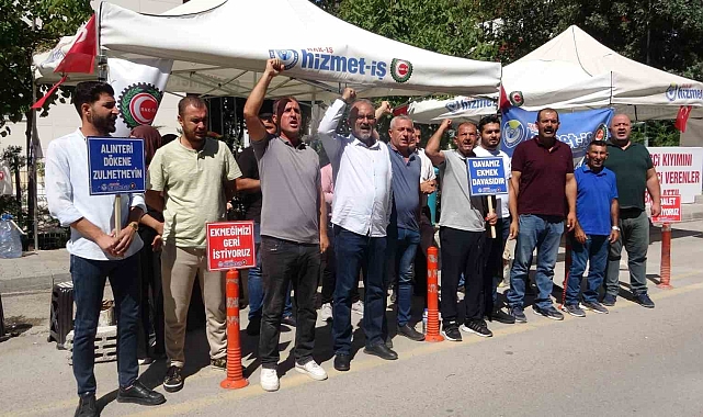 Belediye işçileri 4 aydır eylemlerini sürdürüyor