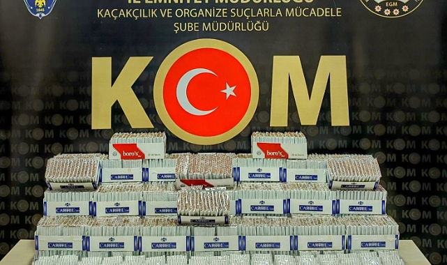 Bilecik’te 24 bin 800 adet tütün ve makaron ele geçirildi