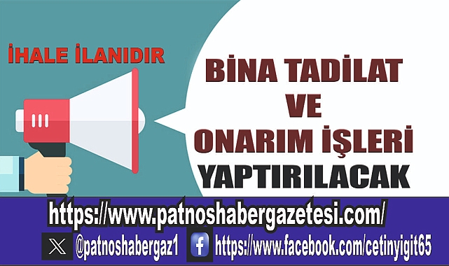 Bina Onarımı Yapılacak
