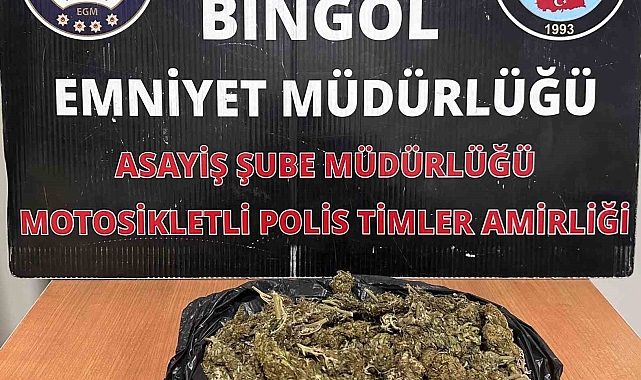 Bingöl'de uyuşturucu madde ele geçirildi