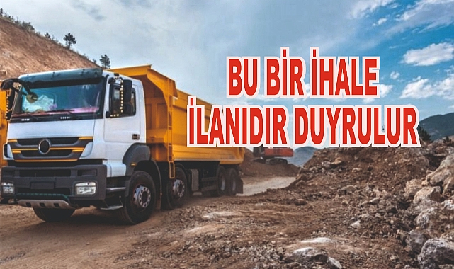 Bu bir İhale İlanıdır Duyrulur