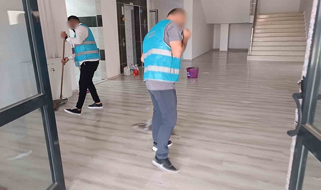 Denetimli Serbestlik Tutukluları Okulları Güzelleştiriyorlar