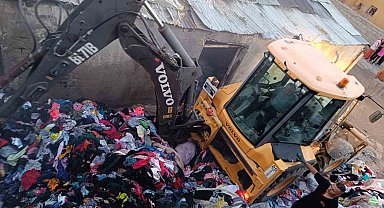 Depo yangını korkuttu