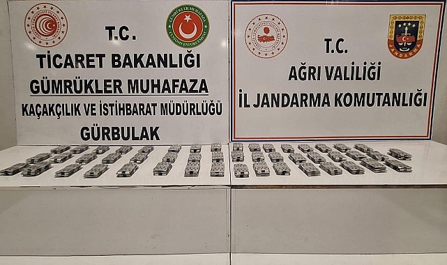 Doğubayazıt’ta çekici dorsesinde gizlenmiş uyuşturucu hap ele geçirildi