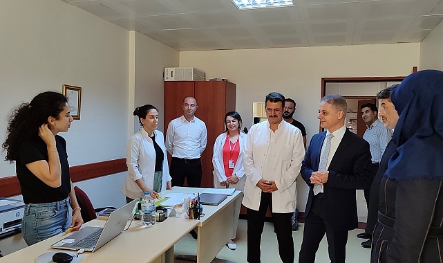 Erzincan İl Sağlık Müdürü Tekin, Üzümlü Devlet Hastanesinde incelemelerde bulundu