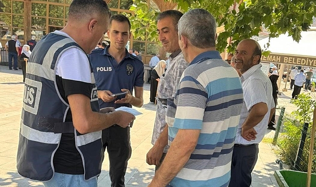 Erzincan'da polis vatandaşlara sahte para ve dolandırıcılık uyarısında bulundu