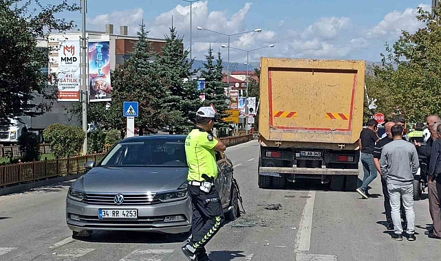 Erzurum'da korkutan trafik kazası
