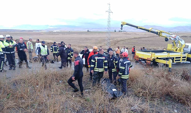 Erzurum'da trafik kazası: 2 ölü, 1 yaralı