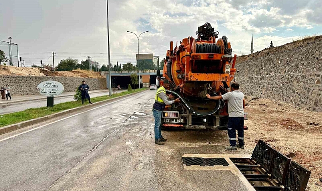 Gaziantep büyükşehir, meteorolojinin uyarısı sonrası harekete geçti