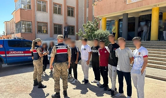 Gaziantep’te jandarmadan 351 okul önü ve çevresinde denetim