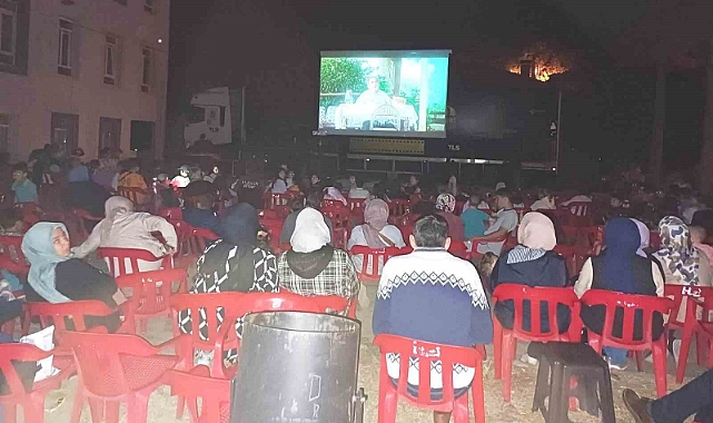 Gezen Sinema tırı Hisarcık’ta
